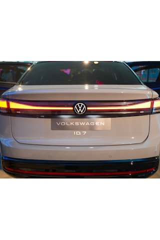 Dk Tuning Vw Volkswagen İd 7 Bagaj Beyaz Yazı Logo Arma Volkswagen