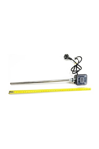 Sern 400w Siyah Renk Kare Dijital Hp013 Model Havlupan Isıtıcı Rezistans 230v L:350mm 1/2'' Yarım Parmak