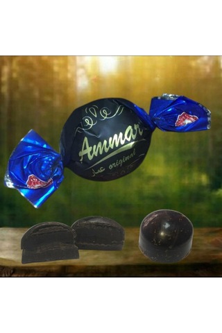 Ammar Bitter Kaplamalı Bitter İç Dolgulu Türk Kahveli Bayramlık İkramlık Çikolata 1 KG