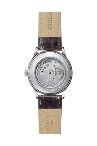 Orient Bambino Ra-bb0004y30b Kurmalı Otomatik Deri Kahverengi 39 Mm Erkek Kol Saati Gri