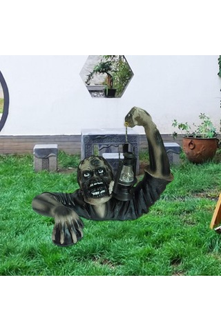 Homyl Sürünen Zombi Cadılar Bayramı Dekorasyonu Bahçe Çok Renkli