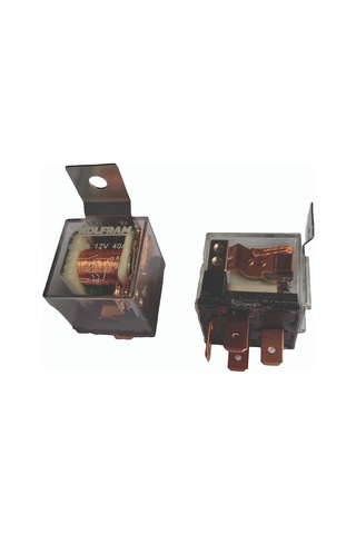 Röle Çift Platinli Şeffaf 4 Uçlu Eco 12v 5 Adet - Wolfram 63204