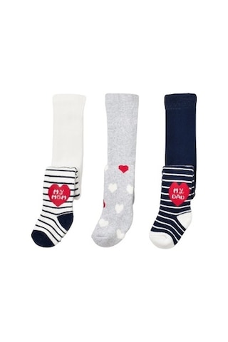 Bibaby Biorganic Mom And Dad Havlu Külotlu Çorap 68418 Lacivert 0 - 6 Ay