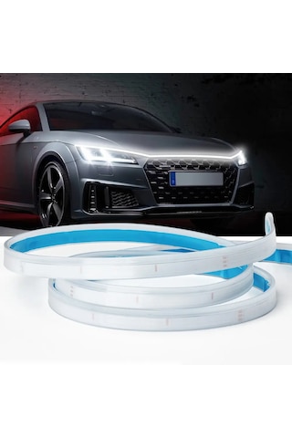 Audi A8 Kaput Ledi, Gündüz Ledi, Silikon 150cm Beyaz