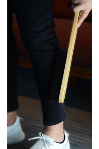 Nyn Ahşap Fırça Elbise Ayakkabı Fırçası 40 Cm Uzunluğunda Naturel