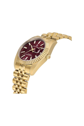 Inspıratıon Jwl04122 Sellita Sw100, 25 Jewels Otomatik Mekanizmalı, Swiss Made Kadın Kol Saati Altın Rengi
