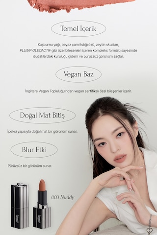 Muzigae Mansion Moodwear Blur Lipstick 003 Nuddy