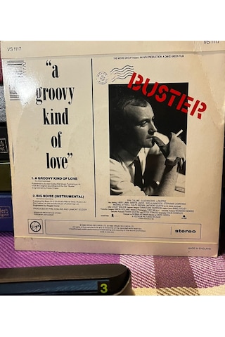 Phil Collins - A Groovy Kind Of Love / Big Noise Instrumental 7" Vinyl Single 1988 - Uk Press