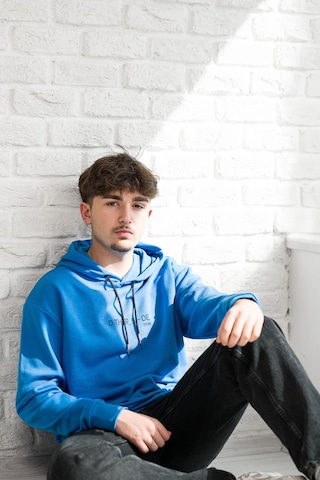 Kapüşonlu Baskılı Regular Fit 2 İplik Erkek Sweatshirt 001