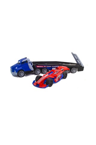 Oyuncak Taşıyıcı Tır F1 Arabası 55 Cm