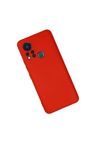 Mep İnfinix Hot 11s Kılıf Nano İçi Kadife Silikon - Kırmızı Najmaddin renkli