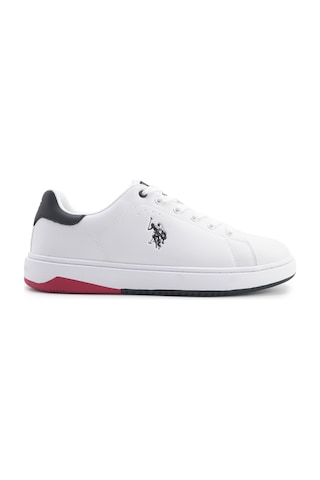U.s. Polo Assn. Pıtan 5fx Beyaz Erkek Sneaker Beyaz-bordo Beyaz - Bordo