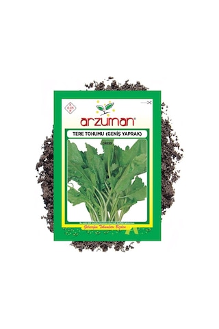 Arzuman Geniş Yaprak Tere Tohumu 25 G 7500 Adet