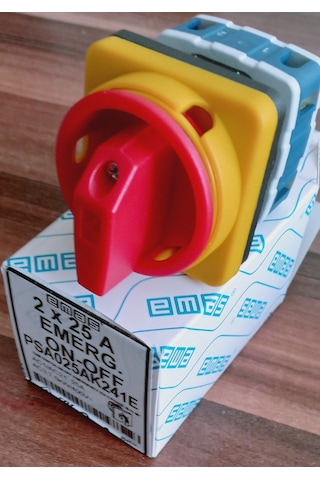2X25A EMERGENCY ON -OFF ŞALTER