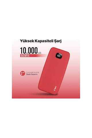 Ttec 2BB205GK Lcd 10.000 mAh Powerbank
