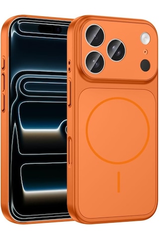 Nettech Apple Uyumlu iPhone 17 Pro Nt-n102 Arka Koruma Kılıf - Kozmik Turuncu Turuncu