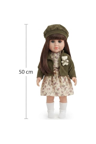 Emzikli Sevimli %100 Et Bebek - 50 Cm Konuşan Gerçekçi Oyun Arkadaşı İnteraktif Eğitici Oyuncak 76720551
