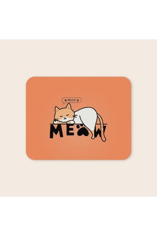 Tabloe Kedi Tasarımlı Premium Mouse Pad - 23x19 Cm - Kaydırmaz Tabanlı Kaliteli, Turuncu Mousepad Tabloe Kedi Tasarımlı Premium Mouse Pad - 23x19 Cm - Kaydırmaz Tabanlı Kaliteli, Turuncu Mousepad