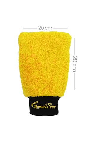 Smartbee Pemium Mikrofiber Araç Yıkama Ve Cila Eldiveni