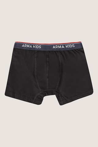 Arma Yıldız Erkek Çocuk Boxer Düz Renkli 3'lü Paket Pamuklu Likralı İç Çamaşırı Renklı