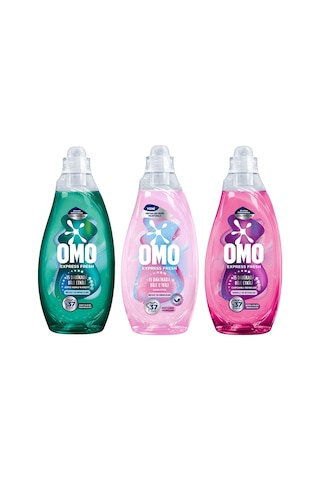 Omo Express Fresh Sensitive Sıvı Çamaşır Deterjan Seti 1480 Ml X3 Diğer