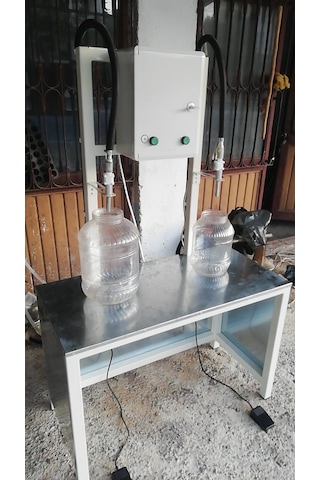 Sıvı Dolum Makinası Çift Nozullu 220 Volt