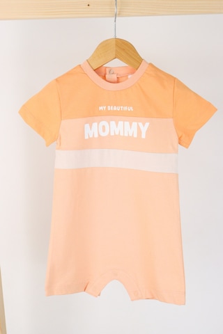 Harika Kids Kız Bebe&çocuk Penye Kumaş Mommy Baskılı Tulum 001