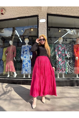 Kraş Etek Fuşya Fuşya