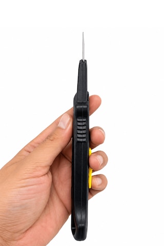Maket Bıçağı Plastik Falçata 18 Mm Siyah