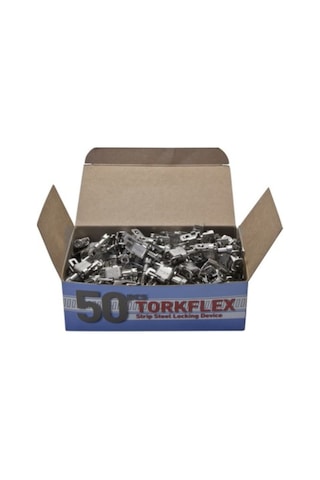 Metal Rulo Kelepçe Bağlantı Klipsi 9mm - 50 Adet Standart