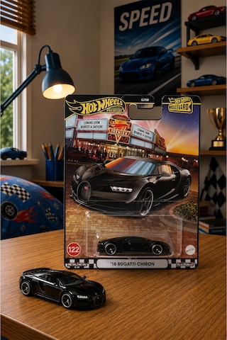 Hot Wheels '16 Bugatti Chiron Boulevard Premium Oyuncak Araba Çok Renkli