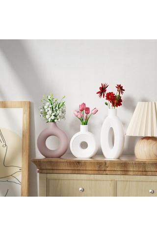 Silikon Kalıp Taş Tozu İthal Dekoratif Büyük Boy Vazo Kalıbı Hb330-0184
