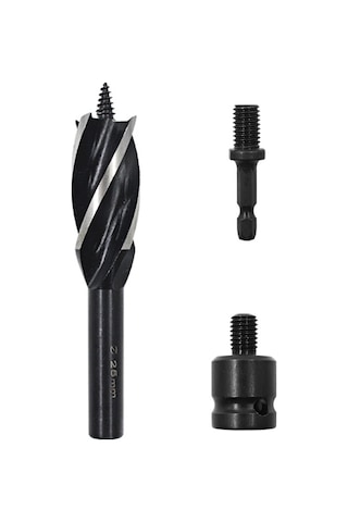 Xindoker Yüksek Karbon Çelik Siyah Matkap Ucu Seti - 3 Parça, 130mm Uzunluk, 13mm Çap