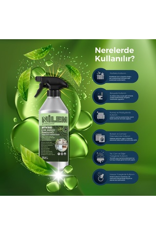 Nilem Profesyonel %100 Bitkisel Çok Amaçlı Temizleyici Vegan 750 ML