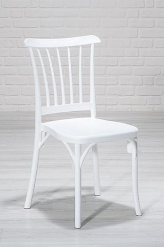 Violet Beyaz / Sirius Sabit Masa - 4 Sandalye 1 Masa / Salon - Mutfak Masa Takımı