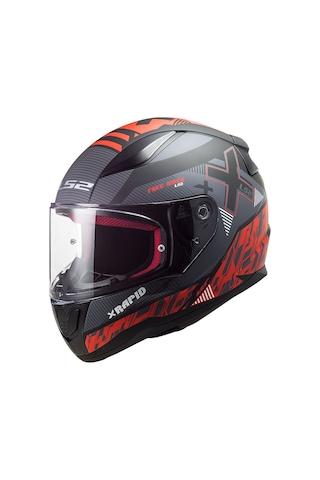 Ls2 Rapid Xtreet Kırmızı - Mat Siyah
