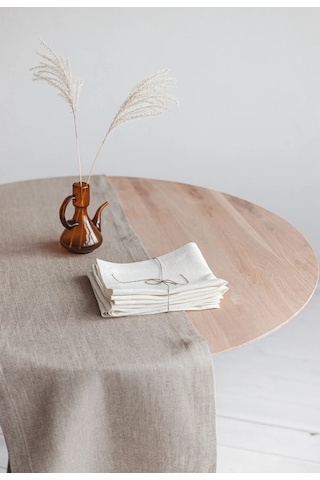 Wellstil Premium Keten Peçete 6'lı 40 x 40 Beyaz