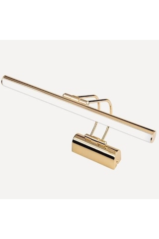Ayna Üstü Led Banyo Aplik - Duvar Ayna Resim Tablo 6w Gün Işığı Apliği - Flüt Aplik Gold Diğer