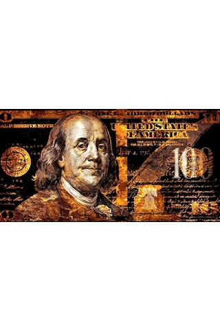 Dolar Kanvas Tablo Ev Duvar Salon Ofis Dükkan Hediyelik Dekarasyon Süsü