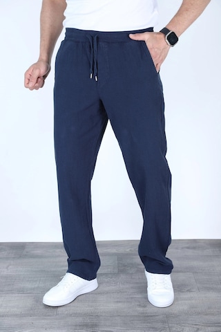 Myrab Denim Baggy Keten Pantolon Jogger Çağla Yeşili Lacivert