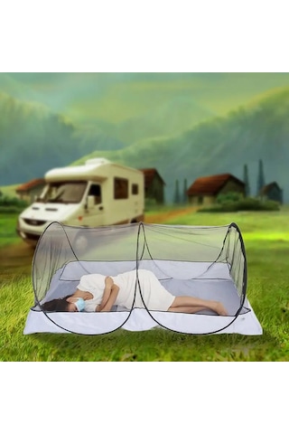Kamp Çadır Tek Kişi Çadır Taşınabilir Cibinlik Tel Örgü Elek