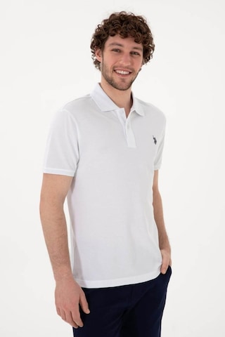 U.S. Polo Assn. Gtp04ıy026 Beyaz Erkek Polo Yaka T-shirt Pu-8731 2XL