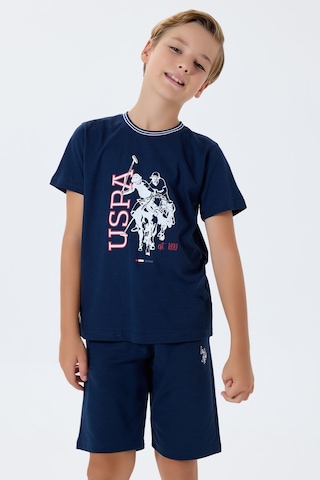 U.s. Polo Assn. Erkek Çocuk Lacivert Bermuda Takım Us2406-c-v1 Lacivert