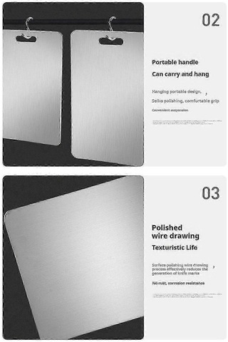 Titanyum Kesme Tahtası Çift Taraflı Titanyum Mutfak Doğrama Tahtası P20211224271 D Diğer