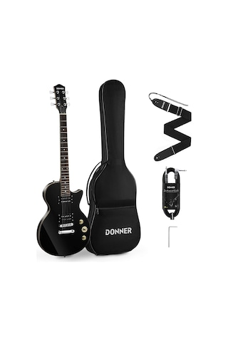 Donner Dlp-124b Lp Elektro Gitar Paketi Siyah