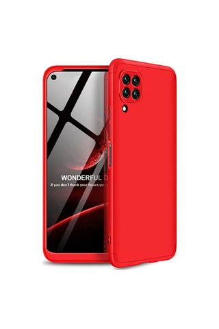 Huawei P40 Lite Kılıf Zore Ays Kapak Kırmızı
