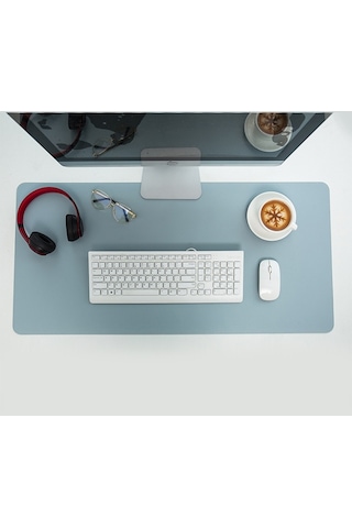 More TR Ally Su Geçirmez Deri Mouse Pad 80*40 Cm - Turkuaz