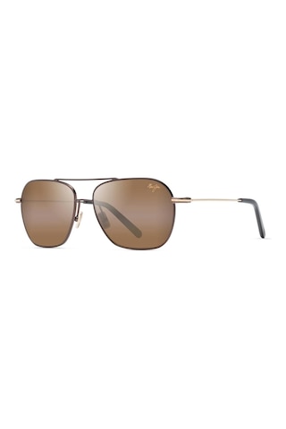 Maui Jim 0886s 003-01 55-16 Unisex Güneş Gözlüğü Altın