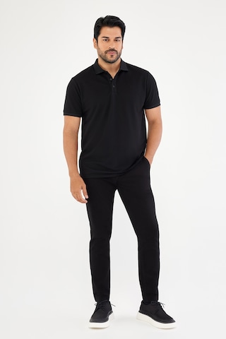 Ac&Co / Altınyıldız Classics Slim Fit Dar Kesim Pamuklu Esnek Chino Erkek Pantolon - Siyah