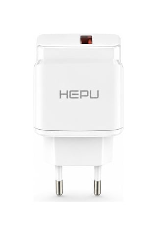 Hepu Hp-617 2.1a Usb Şarj Adaptörü İphone Ve İpad Uyumlu Lightning Kablo Dahildir